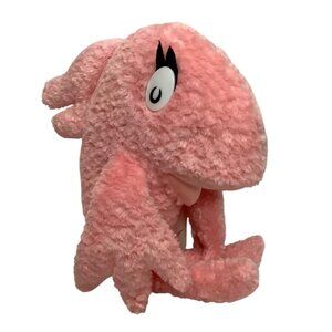 Vtg 2003 Dr Seuss Cat in the Hat Plush Pink Fish Official Movie 15" Kohls Cares